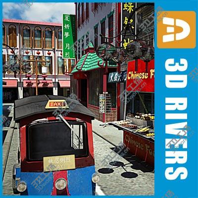 images/goods_img/2021040162/China town block by 3DRivers/1.jpg